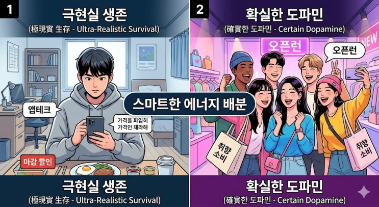  극단적 가성비와 확실한 도파민 사이, 우리가 ‘양면적 소비’를 선택한 이유"