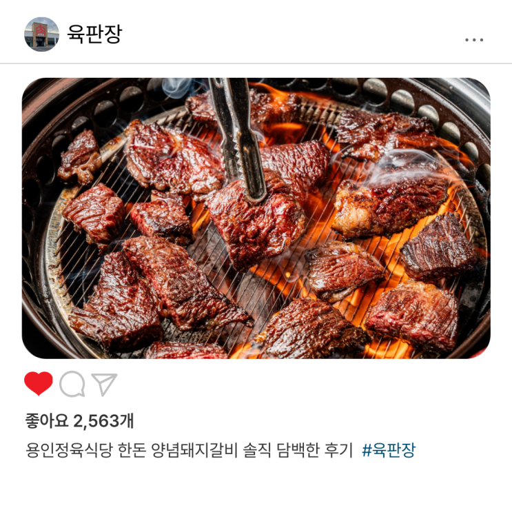  용인정육식당 한돈 양념돼지갈비 솔직 담백한 후기