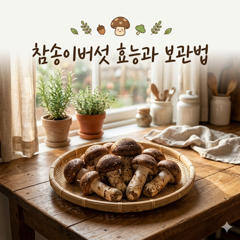 참송이버섯 효능, 자연송이와 무엇이 다를까? 먹는 법과 보관법까지 정리