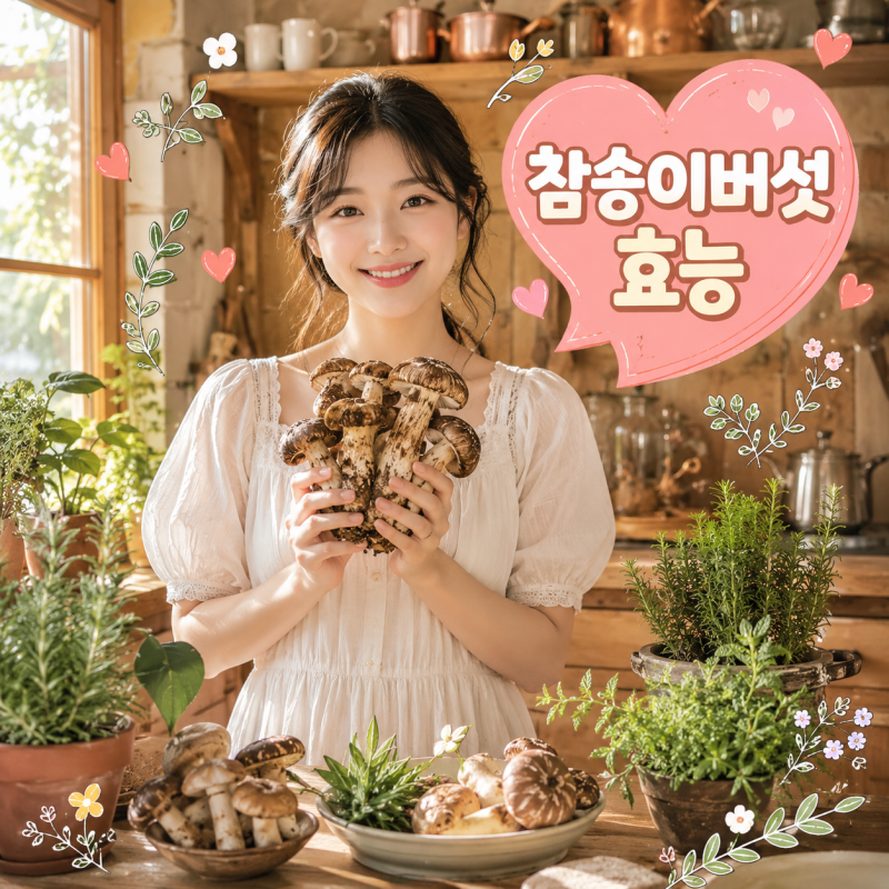 자연산 송이 부럽지 않은 참송이버섯 효능 영양 성분! 꼭 알아야 할 세척 꿀팁