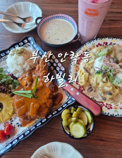 부산 안락동양식 온천천카페거리 분위기좋은 파스타맛집 하빌리