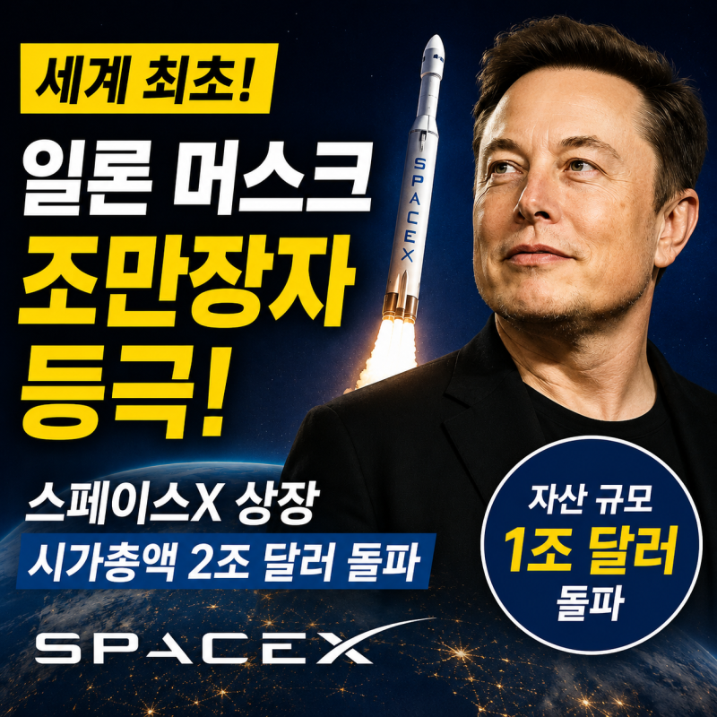 일론 머스크 재산 얼마? 세계 최초 조만장자 등극ㅣ조만장자 뜻과 기준
