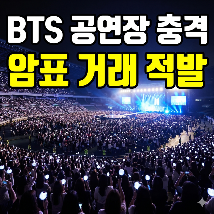 <b>BTS 부산</b> 공연 <b>암표 거래</b> 적발... 최대 3배 웃돈 붙었다