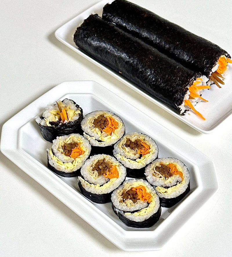 계란김밥 레시피, 다이어트 김밥 야채김밥