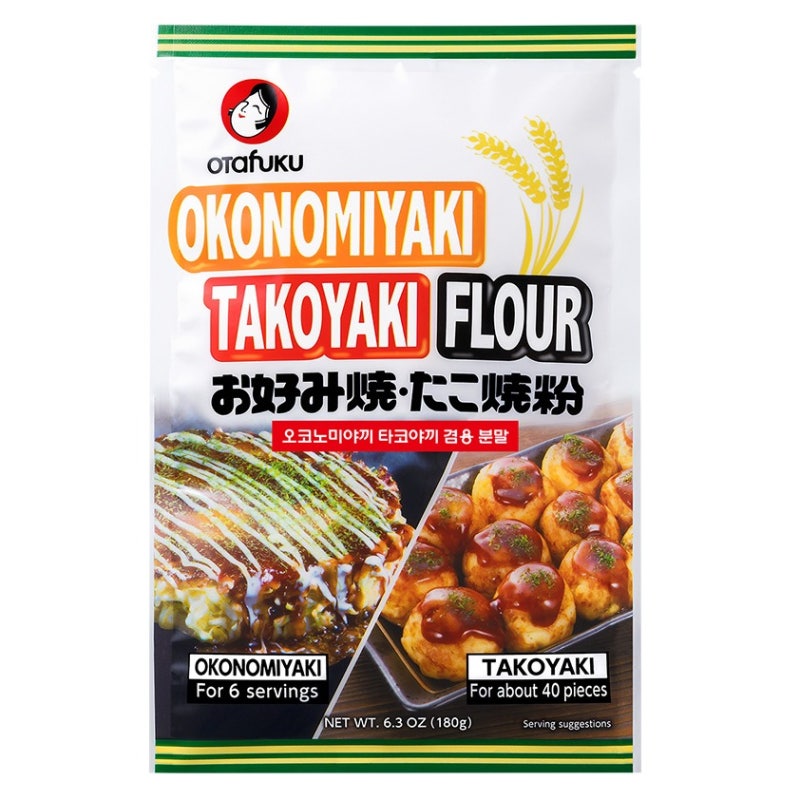 일상용 제품 타코야키 재료 오타후쿠 오코노미야끼 타코야끼 겸용 분말, 180-gram, 1개 집에서 ....