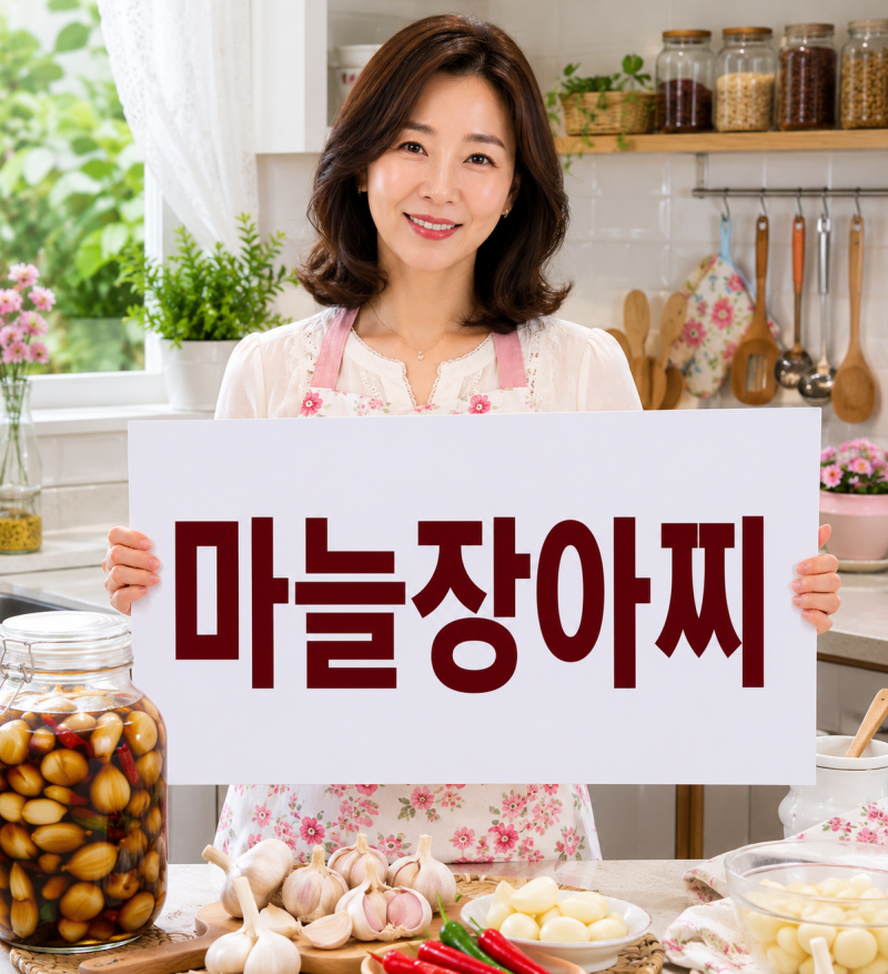 마늘장아찌 담그는법, 초록색 변함없이 일 년 내내 아삭한 황금레시피 (녹변 없는 아린맛 빼....