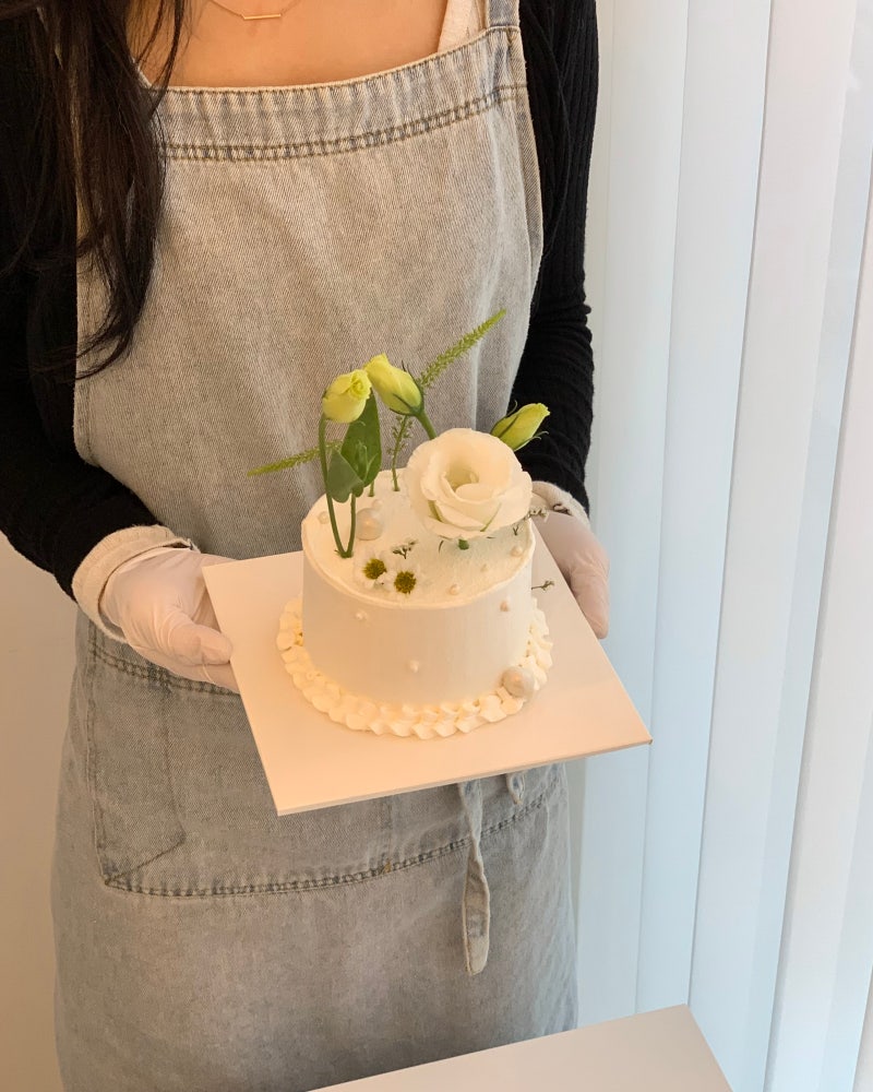 울산 네리네 생화케이크 원데이 클래스