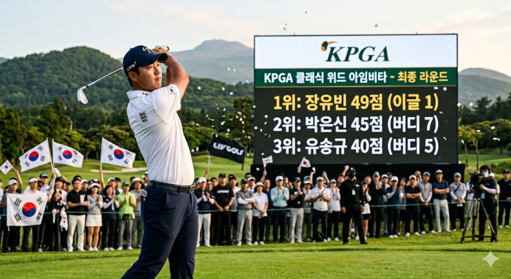 [<b>KPGA</b>] ‘LIV 유턴’ <b>장유빈</b>, <b>KPGA</b> 클래식 <b>우승</b>…1년 8개월... 