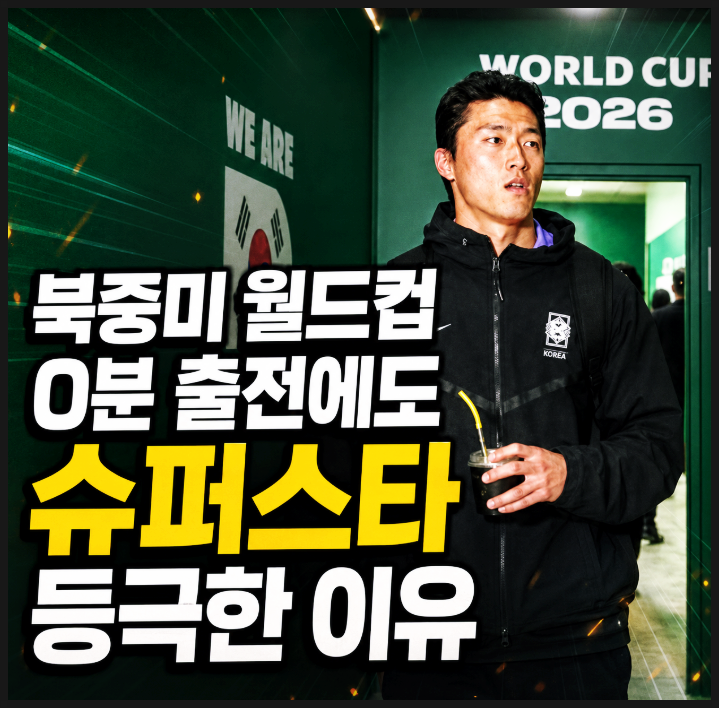  잘생긴 한국인 누구? 북중미 월드컵 0분 출전에도 슈퍼스타 등극한 이유