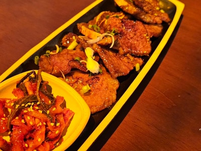 밤리단길술집 야밤 룸 까지 있는 곳 LA갈비 쫄면순두부 안주 맛있다!