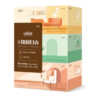  코멧 천연펄프 미용티슈 - 순한 피부 관리를 위한 정성스러운 선택