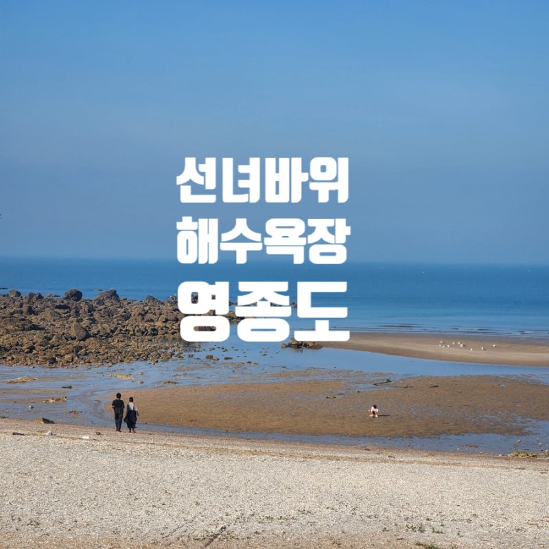 영종도 선녀바위 해수욕장 해루질 물때 텐트 취사
