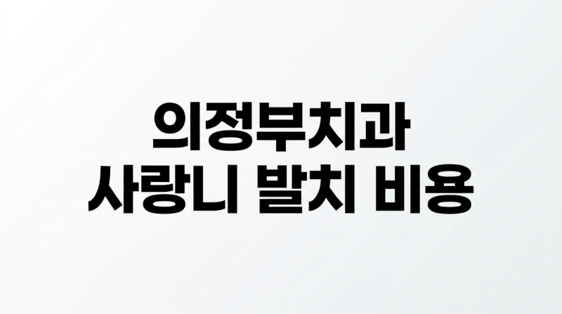 의정부치과 사랑니 발치 비용, 얼마일까? 자주 묻는 질문 4가지 정리