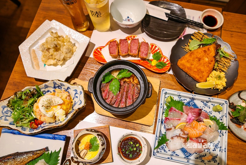 일본 후쿠오카 이자카야 추천 와다치 스테이크 솥밥 맛집