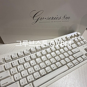 [그루브스톤 기계식 키보드] GV8M 8K | 애플라떼 | 코랄V2축 38g | 내돈내산 추천 후기