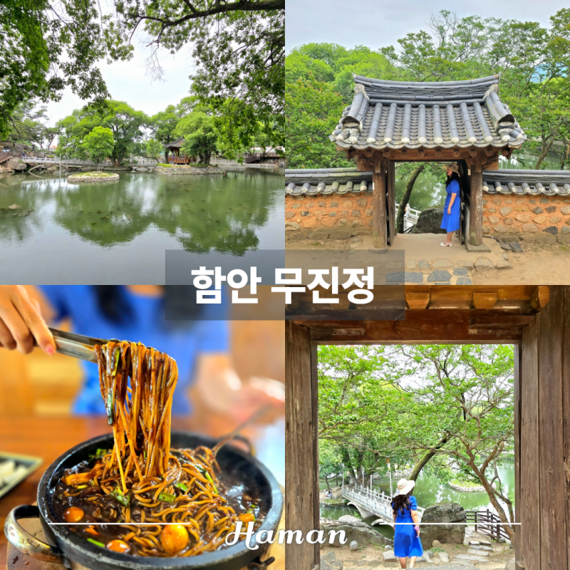 경남 6월 힐링 여행 / 함안 낙화 축제 명소 무진정 인근 돌짜장 맛집 데이트 주차