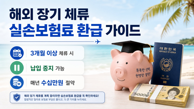 세부 사는데 한국 보험료 다 내고 계세요? 잠자는 돈 찾아가세요! (해외 장기 체류자 실손보....