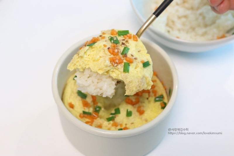 전자렌지 계란찜 만들기 부드러운 계란찜 시간 물비율 육수없이