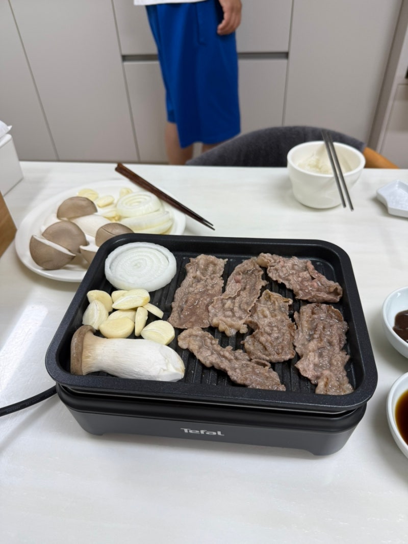 테팔 미니 그릴 후기