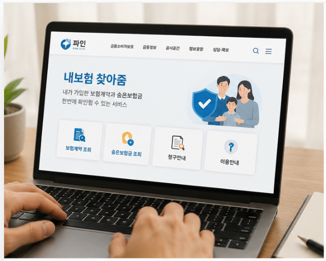 보험가입내역조회 방법 총정리｜내보험찾아줌으로 숨은보험금 찾는 법