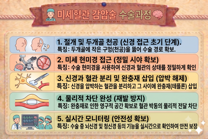 삼차신경통 명의: 미세혈관 감압술(MVD) 수도권·지방 명의 및 수술 방법, 회복 기간 총정리