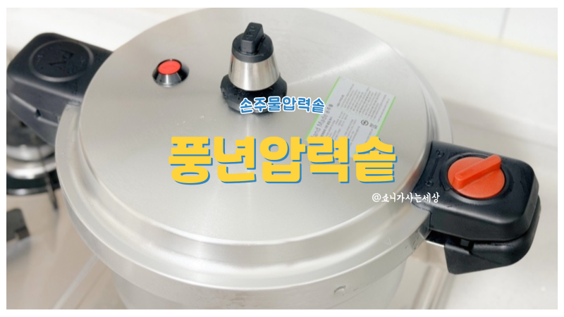 풍년압력솥 하나로 압력솥밥부터 백숙까지 풍년1954 뉴 손주물 압력솥