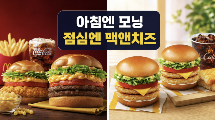  맥도날드 맥앤치즈 신메뉴, 아침엔 왜 그릴드치킨 모닝버거일까