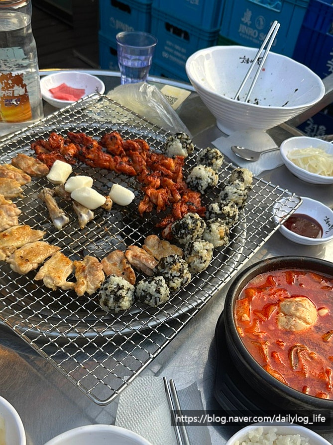 청주율량동맛집 숯불에닭 율량동단체회식 야장분위기 추천