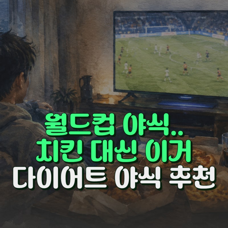 월드컵 야식 메뉴 추천 다이어트 중에도 괜찮은 것들