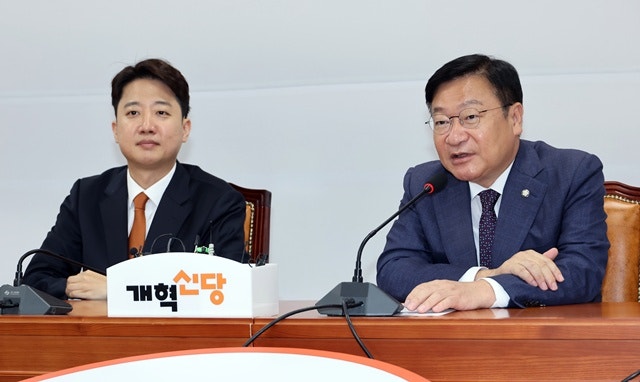 국민의힘·개혁신당 <b>회동</b>…대여 공조 확대 속 미묘한 온도차