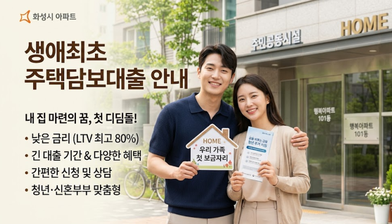 생애최초 주택담보대출 신청방법, 승인기준 안내 가이드