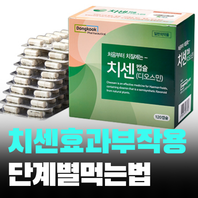 치센 효과와 부작용 3가지 치질 단계별 복용법