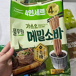 트레이더스 여름 간편식 추천, 풀무원 가쓰오 메밀소바 솔직 후기