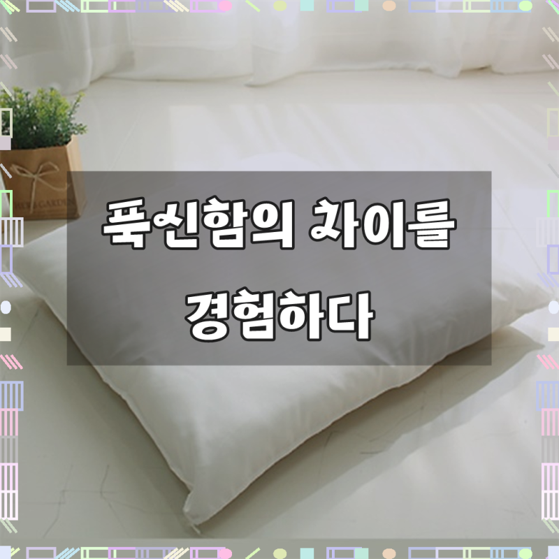 공간에 편안함을 더하는 데코뷰 방석솜, 활용법까지 완벽 공개