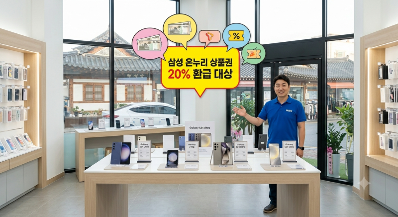 [랑반장 리포트] 삼성 휴대폰 사면 온누리 상품권 페이백? 상세 사용처부터 천안휴대폰성지 ....