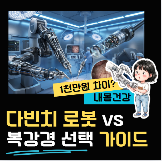 의사가 다빈치 로봇수술을 권하나요? 1천만 원 차이 나는 복강경과 진짜 팩트 비교