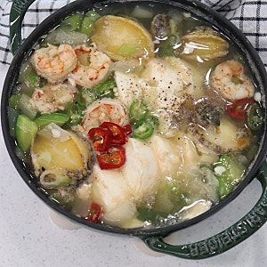 맑은 순두부찌개 레시피 끓이는법 해물 순두부찌개
