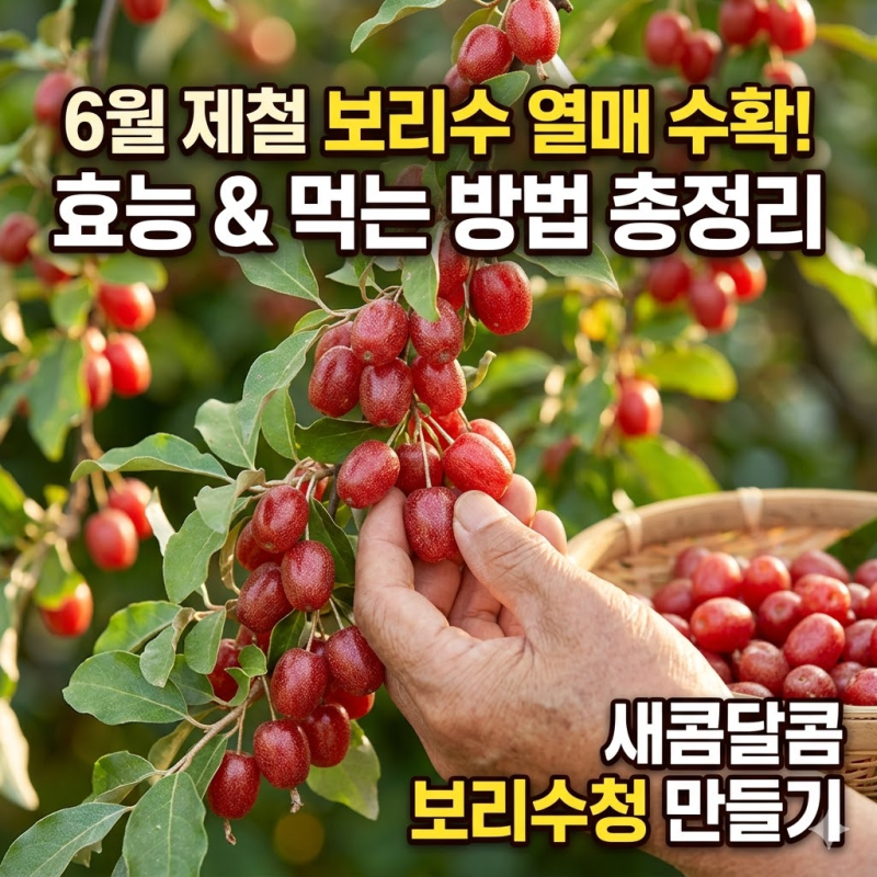 보리수 효능과 수확 시기 총정리: 생과부터 청까지 올바르게 먹는 방법