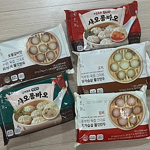 바르닭 만두 종류별로 바르닭 간식 냉동실 필수템
