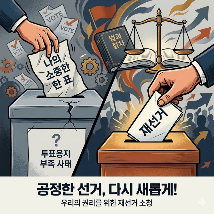 지방<b>선거</b> 투표용지 부족 사태, <b>국힘</b> 6곳 전면 재<b>선거 소청</b>