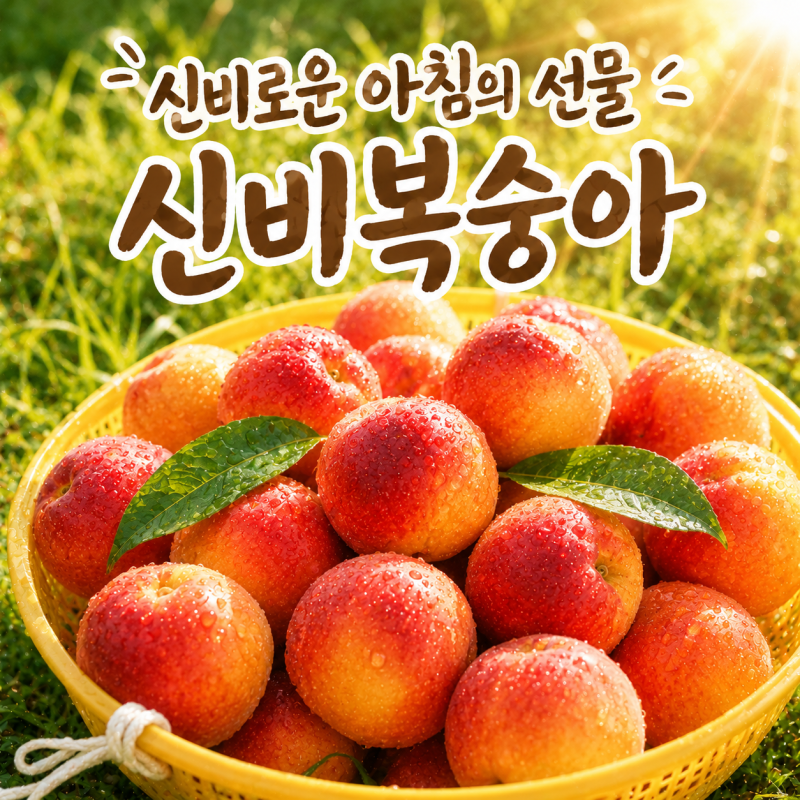 신비복숭아효능 5가지 후숙하고 200%맛있게 먹는 꿀팁