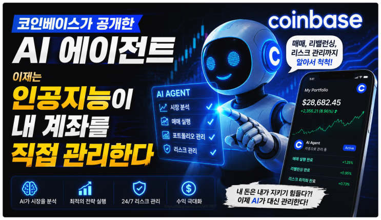  코인베이스가 공개한 AI 에이전트, 이제는 인공지능이 내 계좌를 직접 관리한다