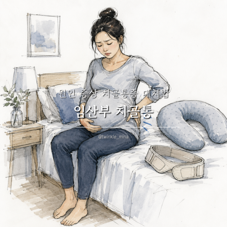  임산부 치골통 원인 증상 치골통증 대처법