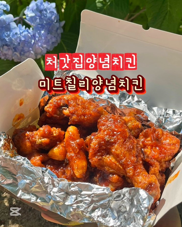  처갓집양념치킨 미트칠리양념치킨 월드컵 신메뉴 할인 이벤트 맛 후기