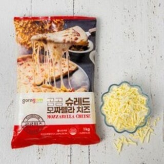  곰곰 슈레드 모차렐라 치즈 1kg 대용량 - 높은 품질의 식재료 특성 분석