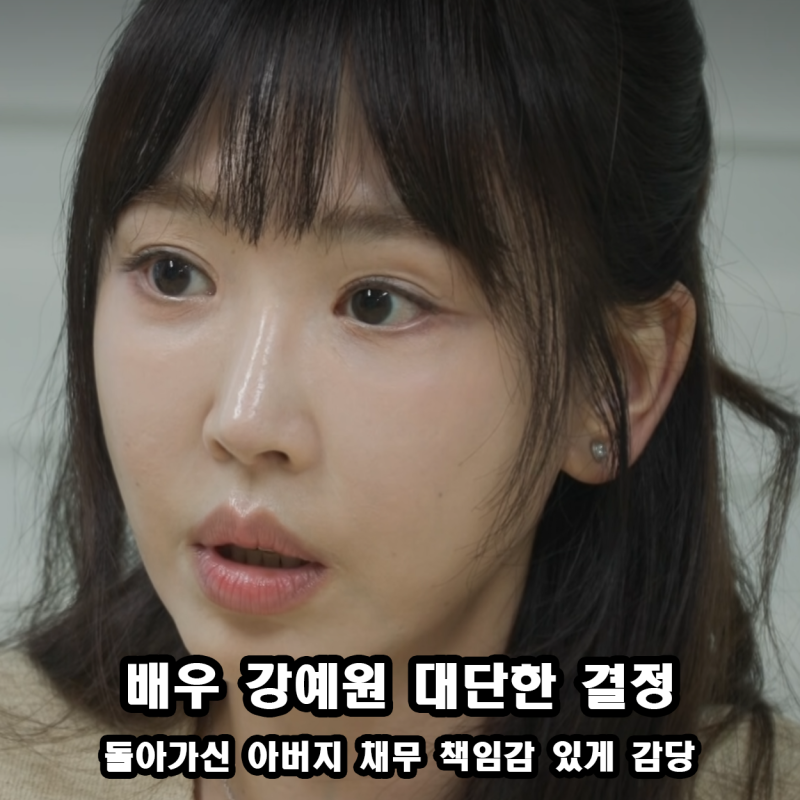 강예원 돌아가신 아버지 11억 빚 채무 남겨 고백 회사 사업 직업 뭐길래 정보 미우새 미운우....