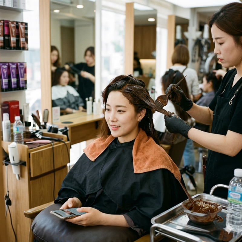 머리 염색하는 꿈 해몽, 노란색이나 화려한 컬러로 바꿨다면? 대인관계 유입과 명예운의 기....