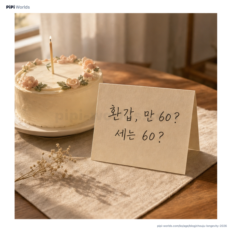 환갑 만 나이 정리: 고희·팔순·구순 시점까지 한눈에 (2026)