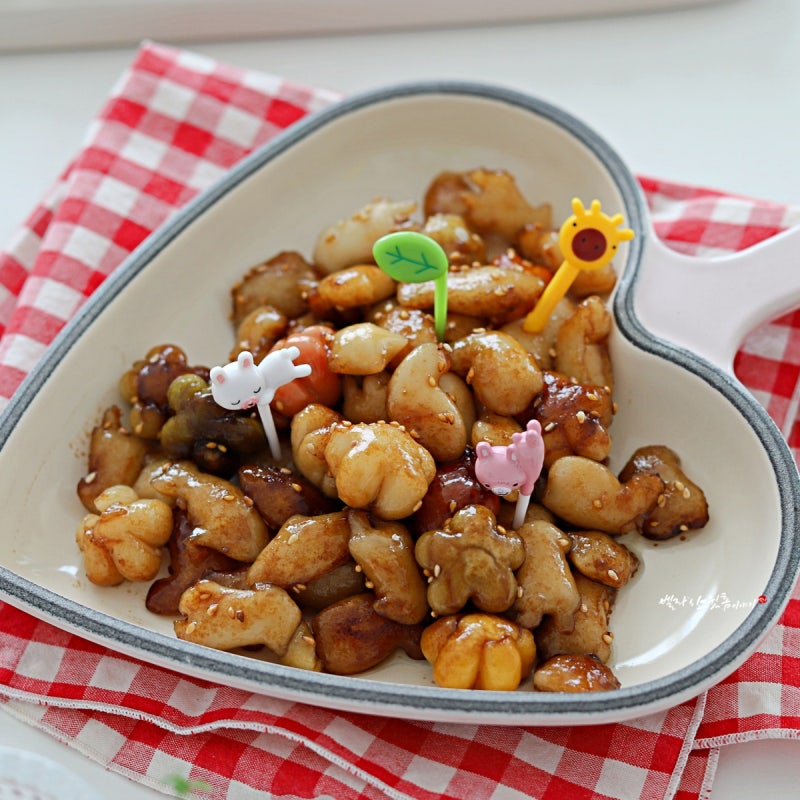 간장떡볶이 레시피 안 매운 5분컷 어린이 떡볶이 간식