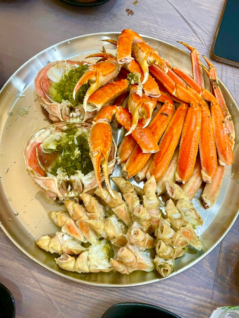 [강원도 속초 대게 맛집 추천] 속초대게촌에서 푸짐하게 즐긴 대게 한 상 후기